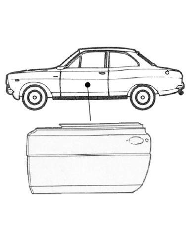 FORD ESCORT I TÜRBLECH LINKS