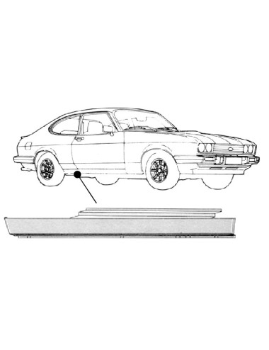 FORD CAPRI II/III DORPEL...