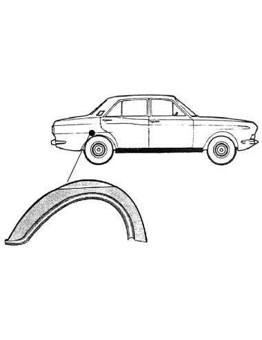 FORD TAUNUS 12M(P6) REAR...