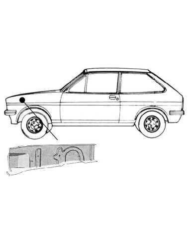 FORD FIESTA FRONTWING...