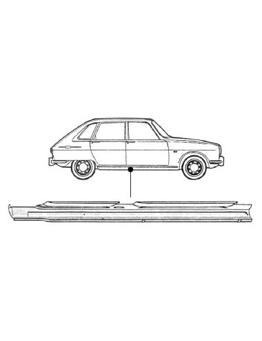 RENAULT R16 EINSTIEGBLECH...